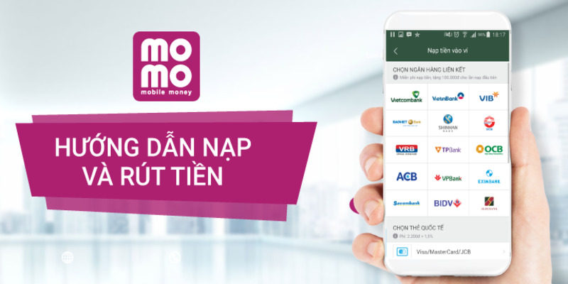 Nạp tiền thông qua ví điện tử nhanh gọn và an toàn
